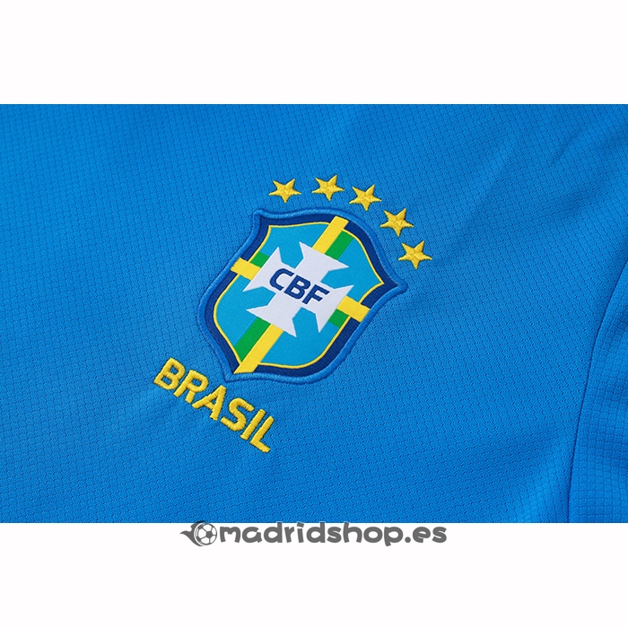 Chandal del Brasil Manga Corta 26-27 Azul - Pantalon Corto